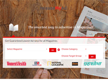 Tablet Screenshot of magazine.releasemyad.com